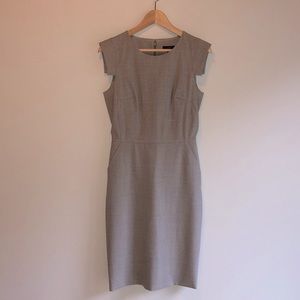 J. Crew 2 Tall Resume dress size 2T light gray wool fully lined